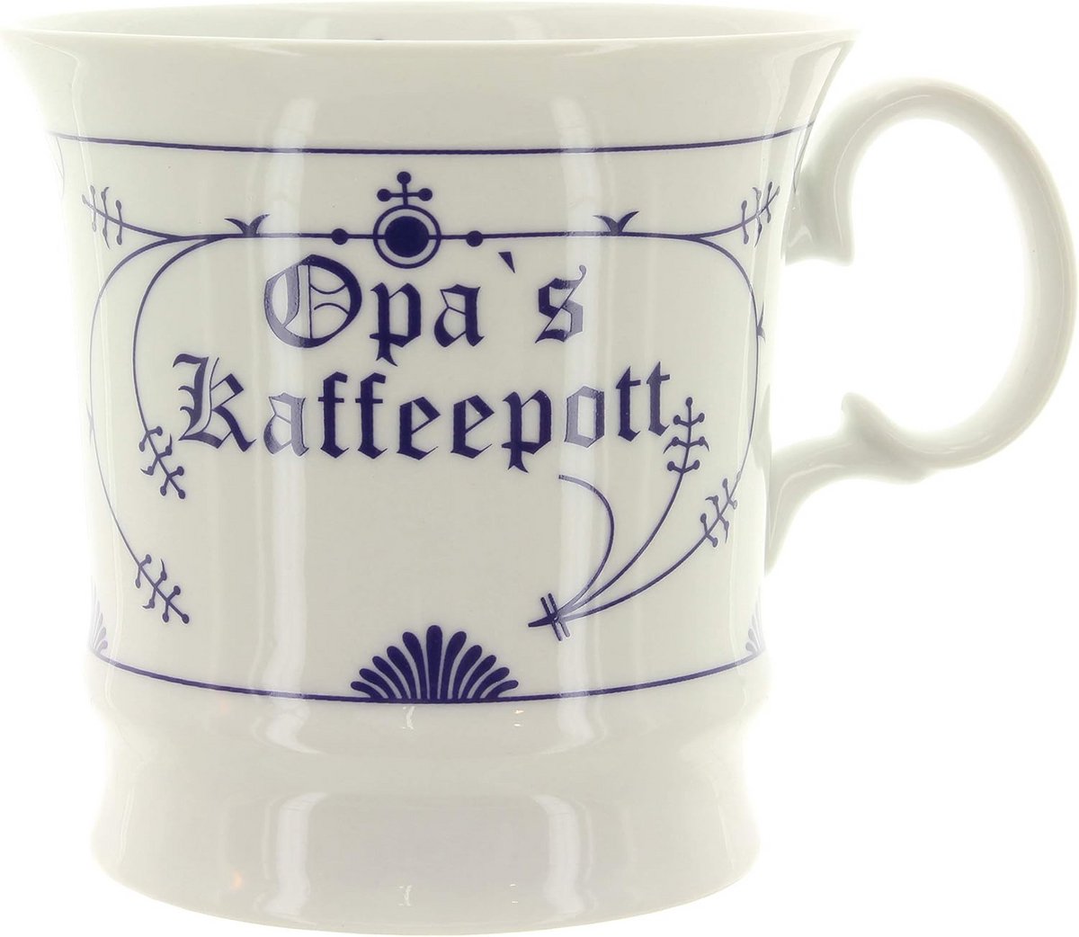 Porcelain Mug Indian Blue - 0.3L Coffee Pot