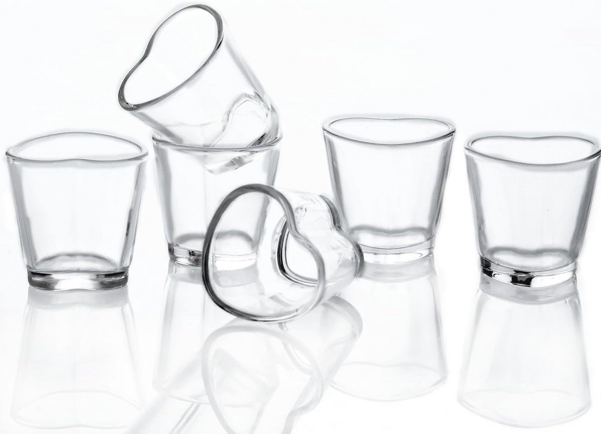 Set van 6 Schattige Shotglazen 1.5oz