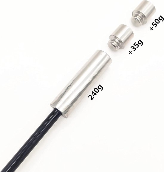 Golf Swing Speed Trainer voor Snelheid en Flexibiliteit - Trainingsstick met 3 Gewichten van Merkloos — afbeelding 4