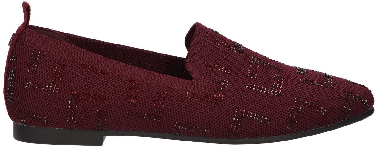 La Strada Loafer Bordeaux Knitted - Damesschoenen - Maat - 40