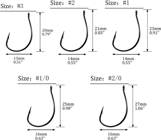 50/100/250/500 stuks Vistuigen Set - Offset Worm Haken voor Dropshot Vissen — afbeelding 3