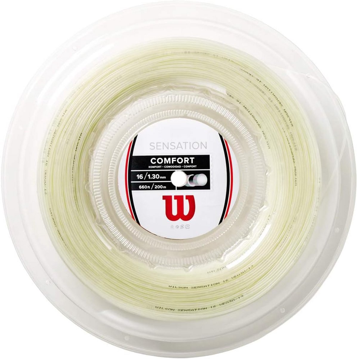 Tennissnaar 16G - Transparant/Natuurlijk voor Optimale Controle