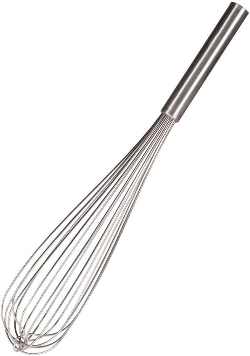 Eierklopper van roestvrij staal, 60 cm, zilver