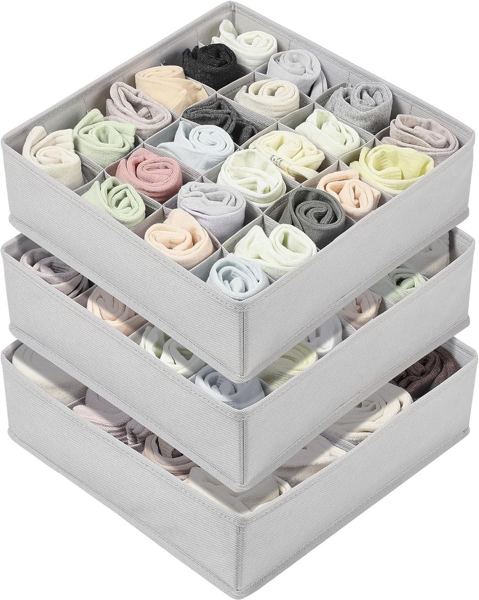 Set van 3 Kledinglade-organizers voor Efficiënte Indeling