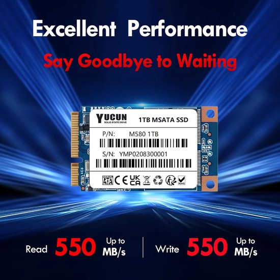 Interne SSD - Opslagdrive - Sneller computeren - Geen bewegende delen - 1TB - Zwart — afbeelding 2