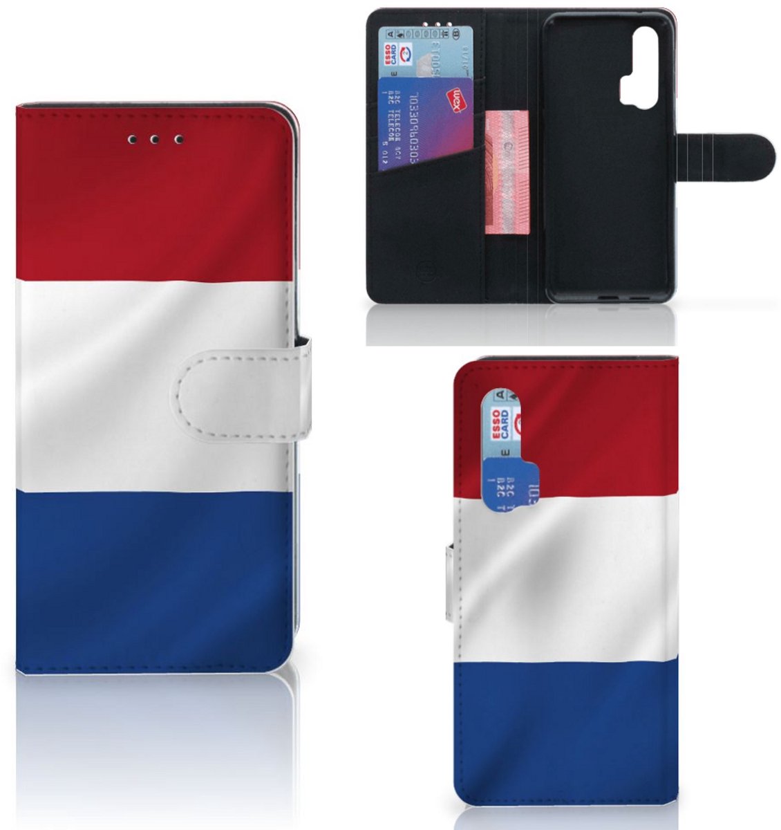 Honor 20 Pro Bookstyle Case Nederlandse Vlag