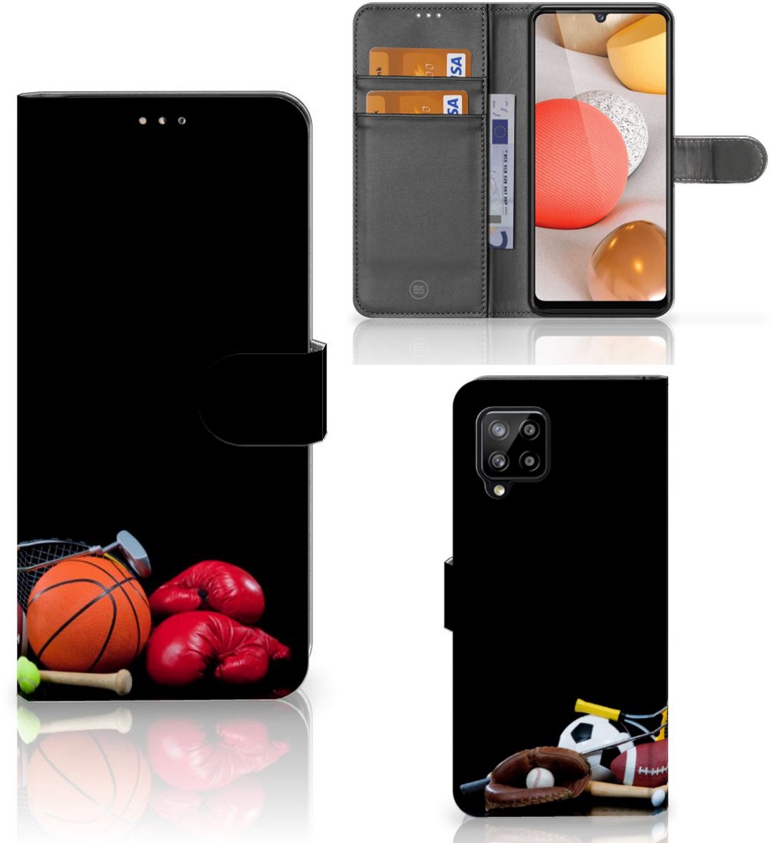 Samsung Galaxy A42 5G Wallet Case met Pasjes Sports