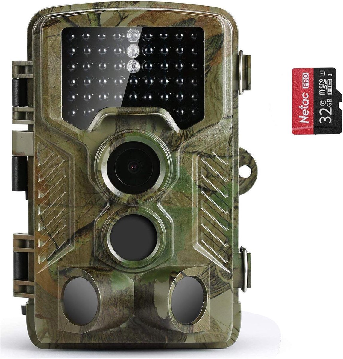 Wildcamera 21MP Met Nachtzicht en Bewegingsdetectie