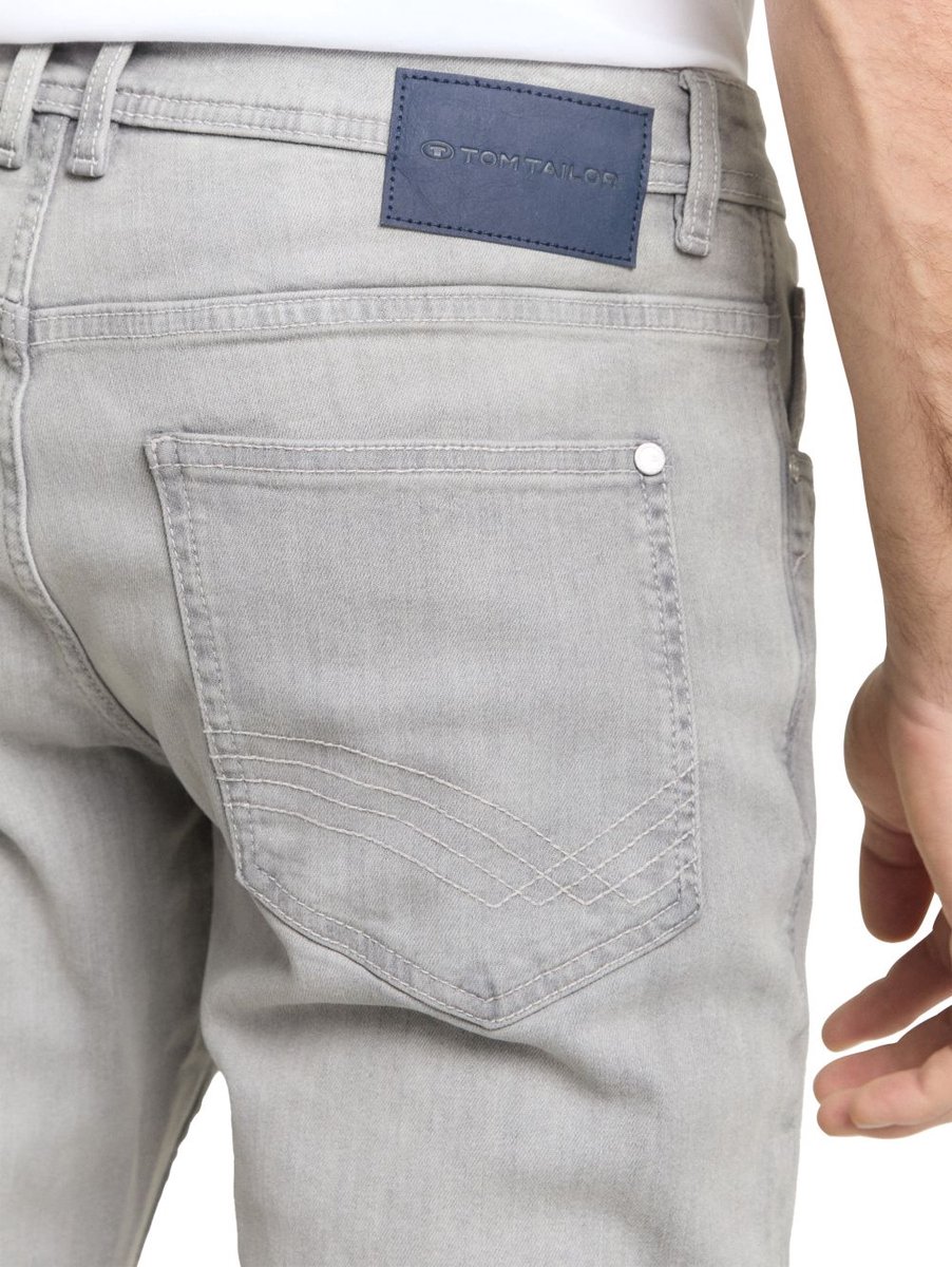 Tom Tailor Heren Jeans Broeken regular/straight Fit Grijs 33W / 36L Volwassenen