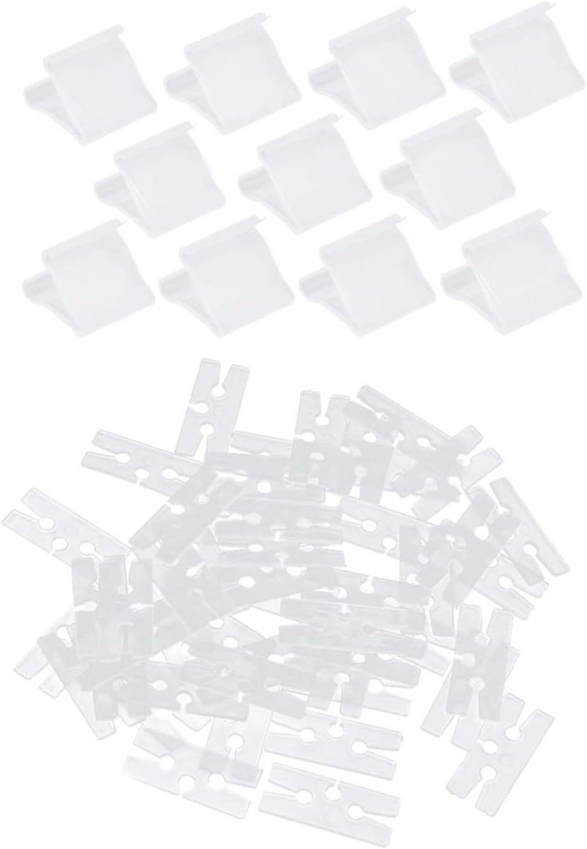 200 stuks ballonclip - Transparante steunballon - Herbruikbare ballonsluiting