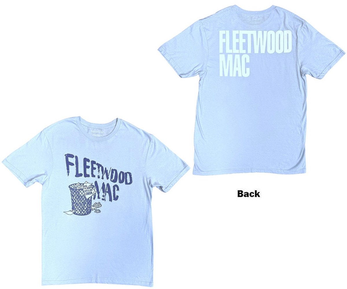 Fleetwood Mac - London Heren Tshirt - S - Blauw