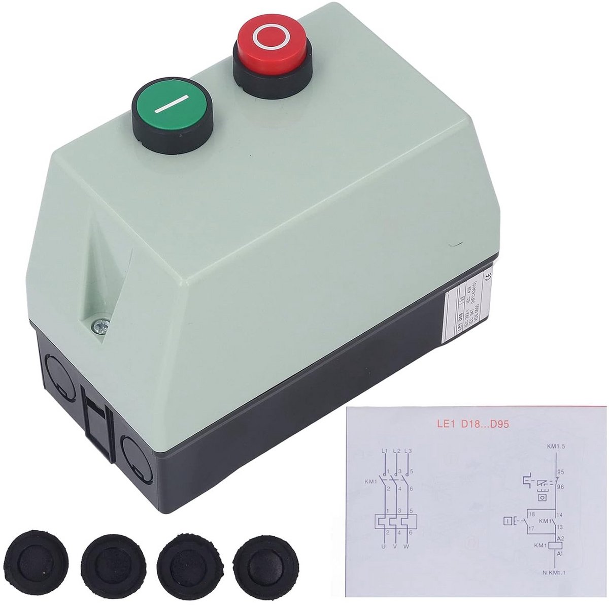Waterdichte IP55 Magnetische Motorstarter voor 220V en 380V Elektrische Motoren