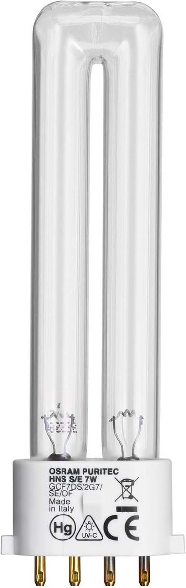 Vervangende UVC-lamp Sterilisator 7 Watt
