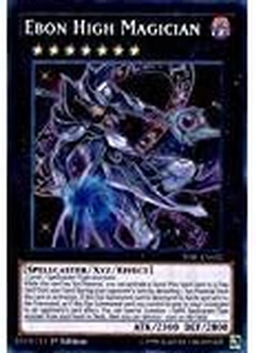 Yu-Gi-Oh! Ebon High Magician Super Zeldzame Kaart - The Dark Illusion