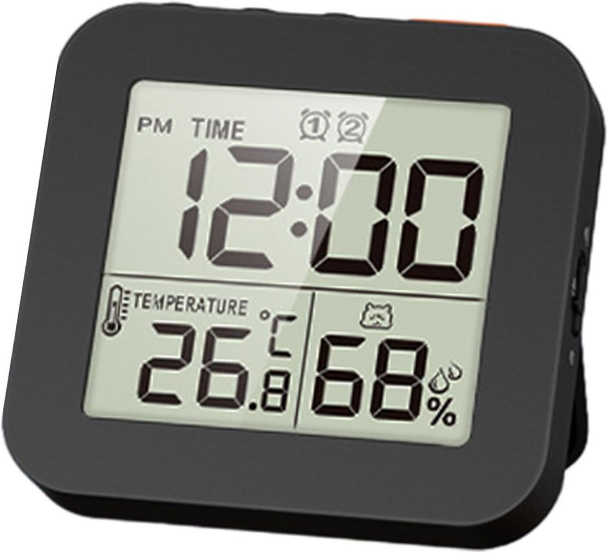 Waterdichte Digitale Doucheklok met Timer en Alarm voor Badkamer en Keuken