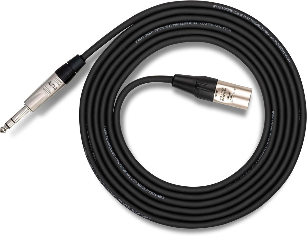 Gebalanceerde 1/4 inch TRS naar XLR Kabel - Pro Audio Microfoonkabel