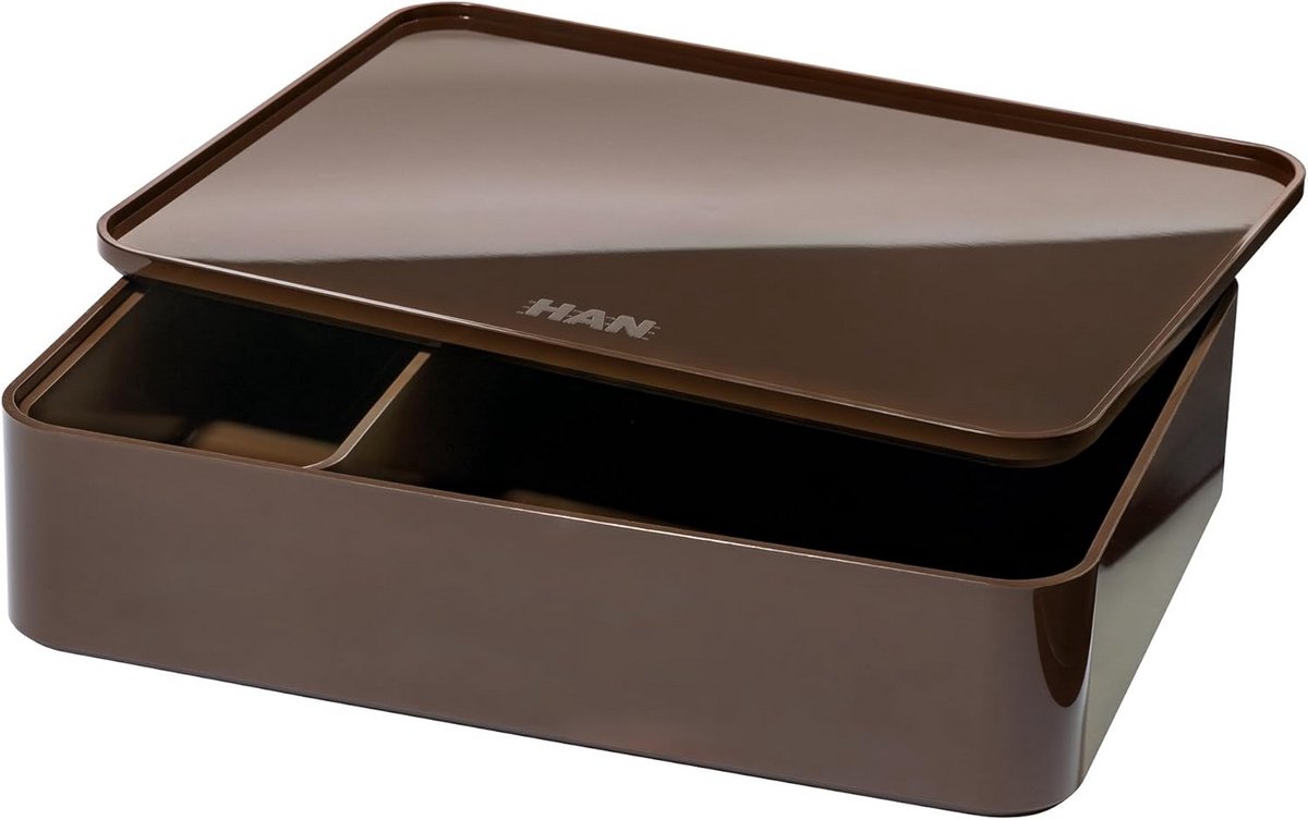 Stapelbare Organizer Box met Binnenschaal en Deksel voor Thuis en Kantoorleven
