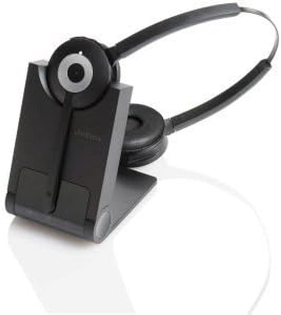 Draadloze DECT Headset voor Telefoon - Binauraal Kantoorheadset met Noise Cancelling