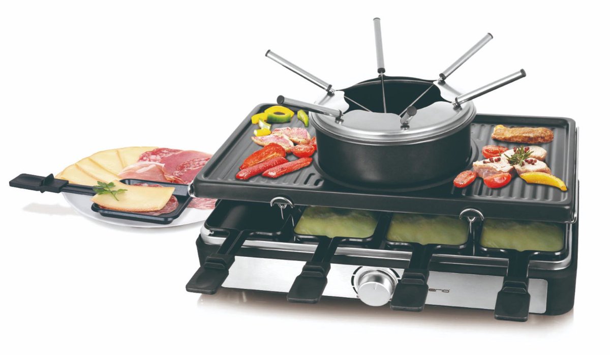 Emerio Rg-124930 Gourmet En Fondue Set Zwart/Rvs – foto 8