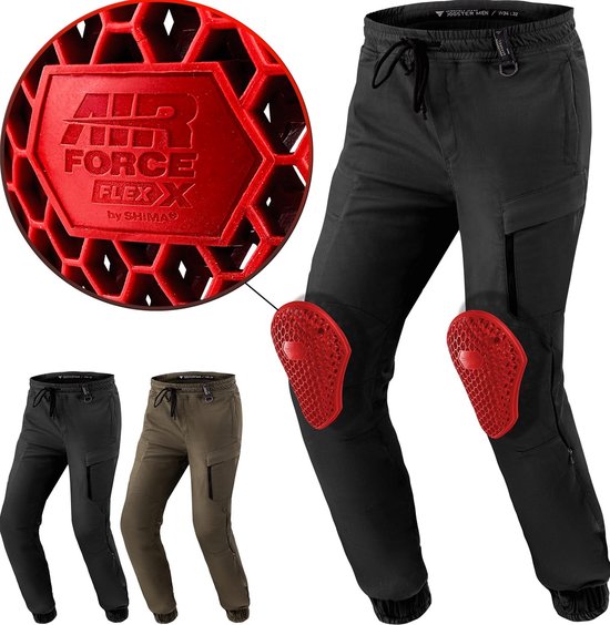 Motorbroek Heren Textiel Slim Fit | Urban Kevlar Stijl Broek met CE Goedgekeurde Bescherming