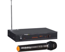 Draadloos Microfoon Systeem - VHF Microfoon Set - Zingen en Presenteren - Super Stil Werking - 1 Microfoon - Zwart