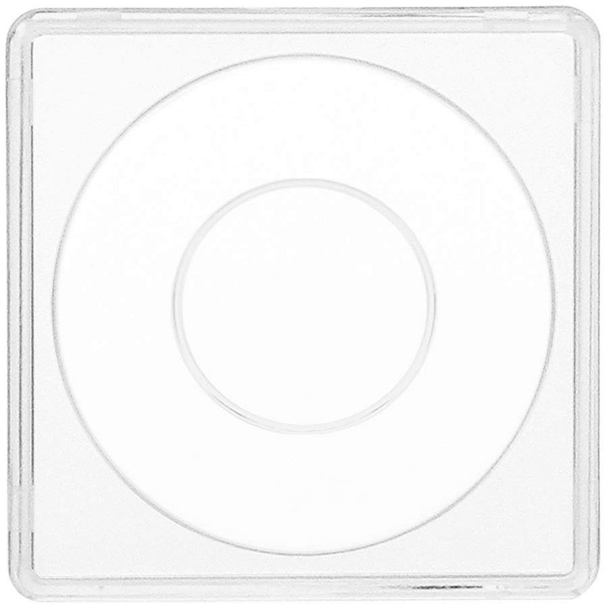 Vierkante Muntcapsules voor Munten met een Diameter van 23 mm