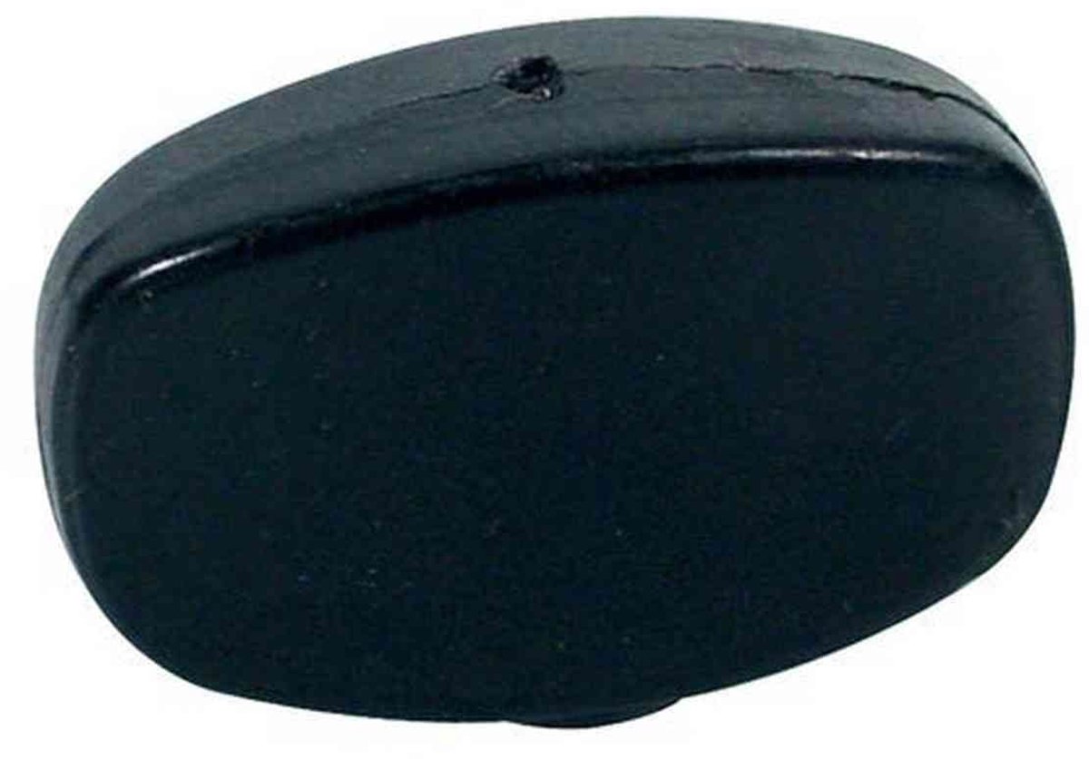 Boston BUT-08 Mechaniekknoppen Zwart 21 x 13 mm Push-On, 12 Stuks