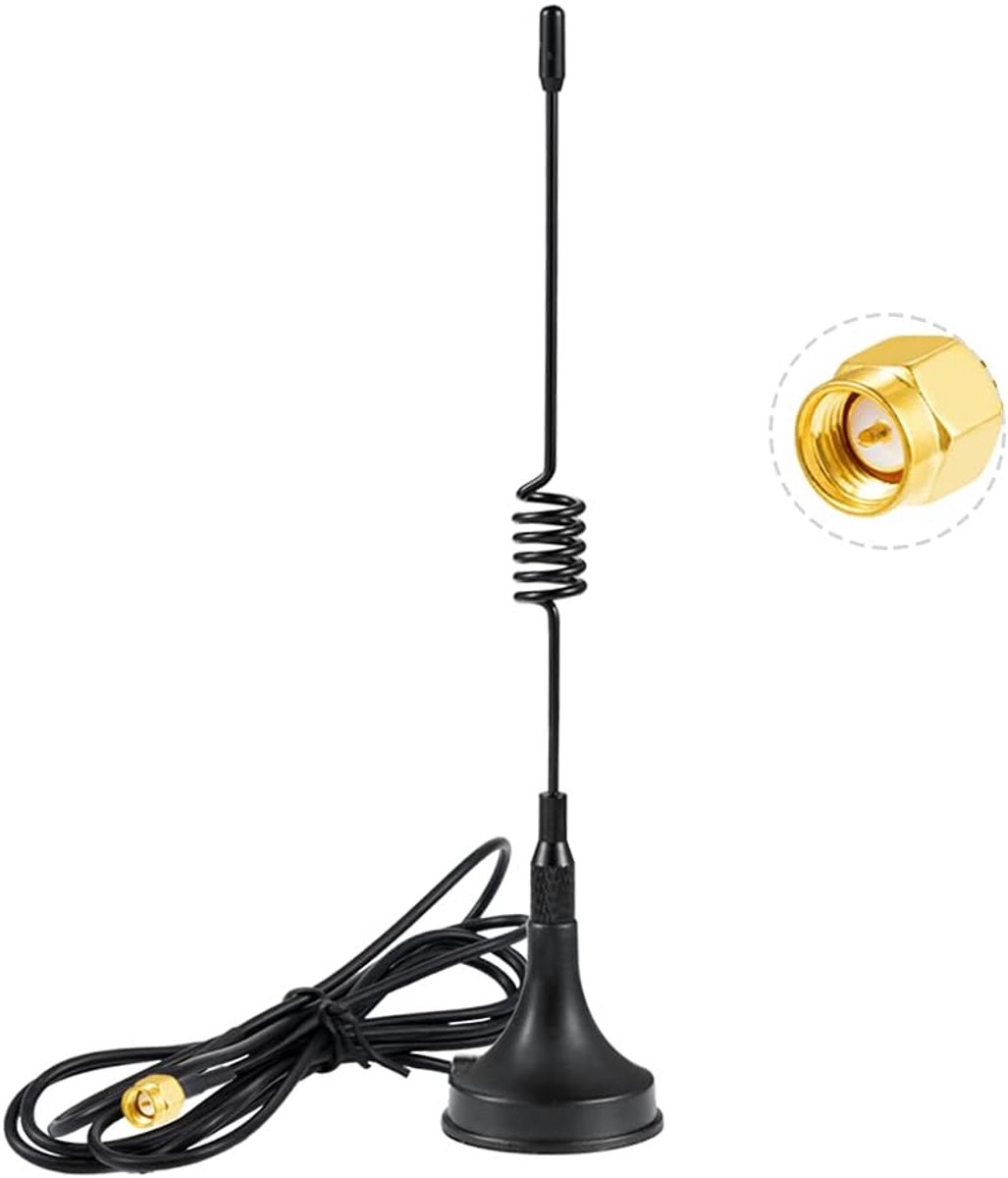 433 MHz Draadloze Antenne met SMA Mannelijke Connector en Magnetische Basis