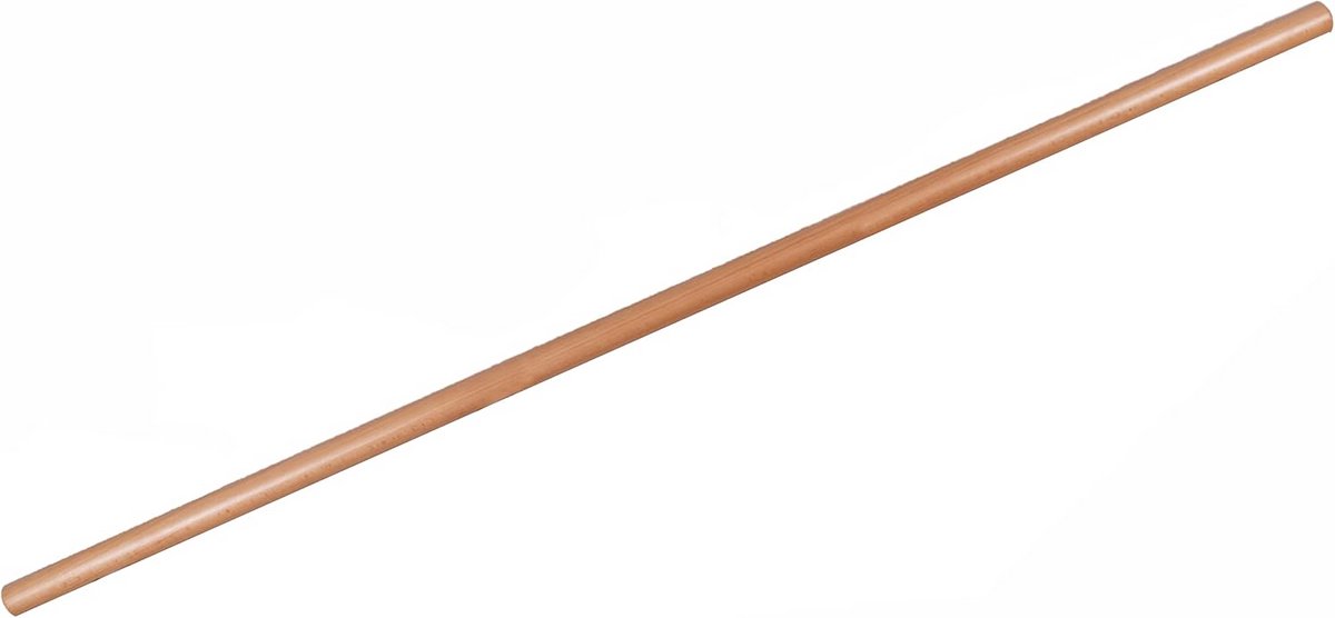 Houten Trapleuning Beuken Massief Gelakt Ø 40mm - Diverse Lengtes