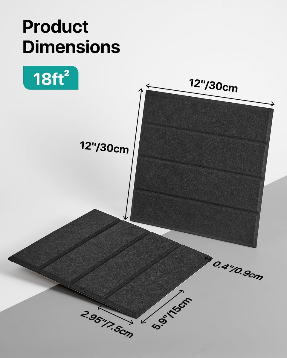 Zelfklevende Akoestische Panelen voor Geluidsisolatie en Behandeling