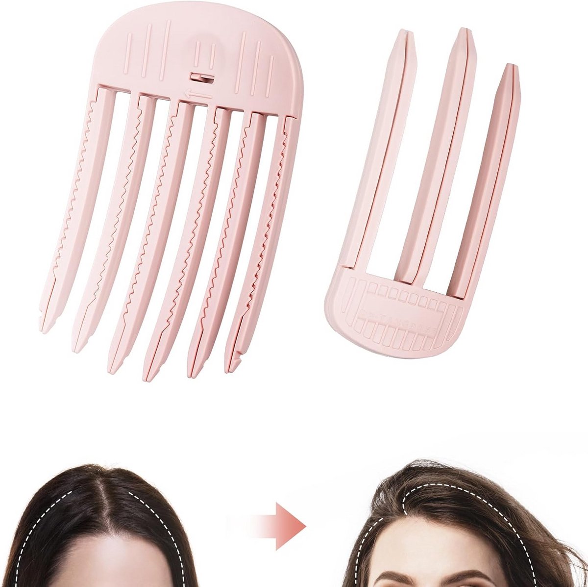 Volume Styling Clips voor Luchtige Pony en Hittevrije Krullen