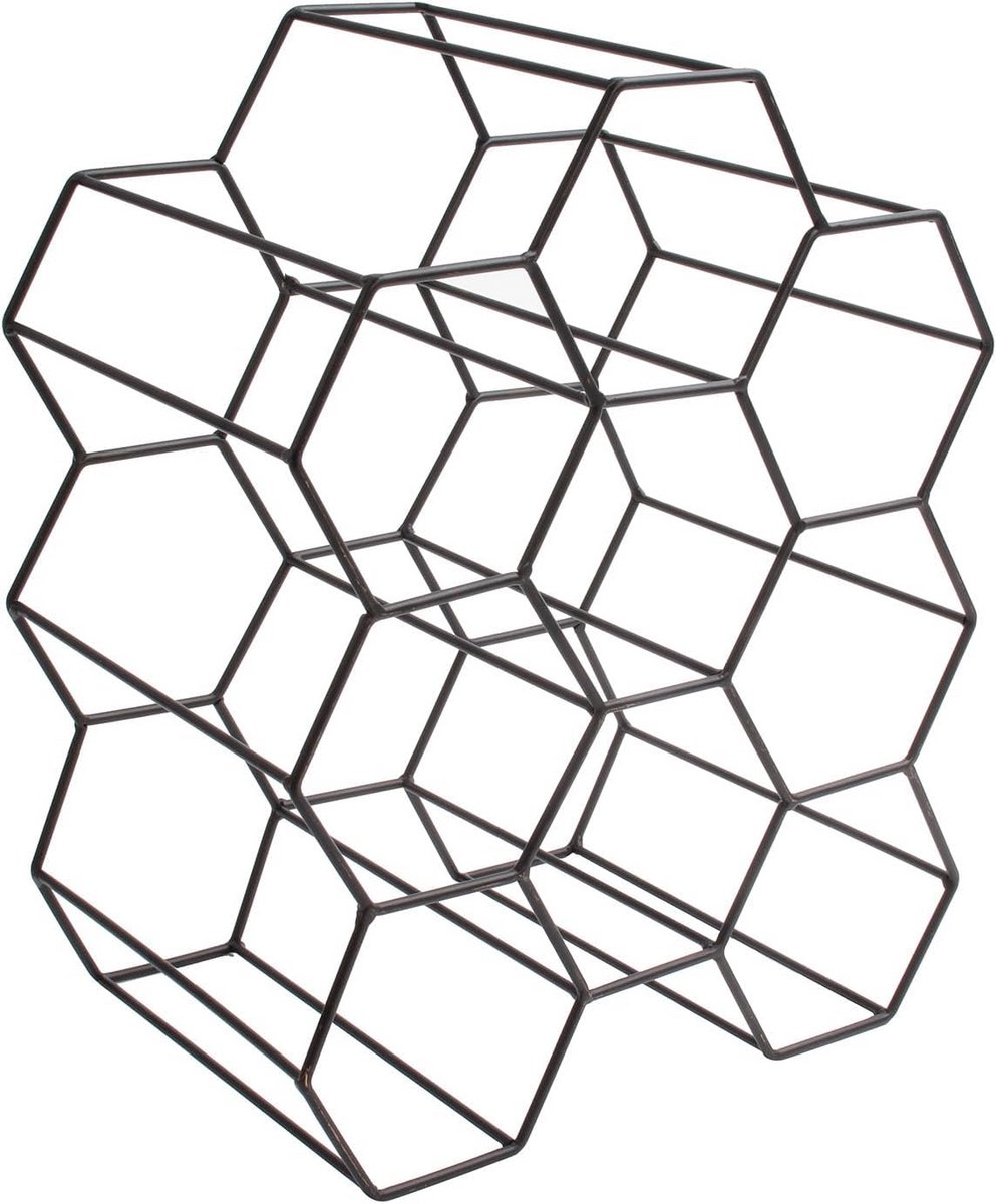 Wijnrek metaal - Flessenrek - Ophangrek - Minimalistisch