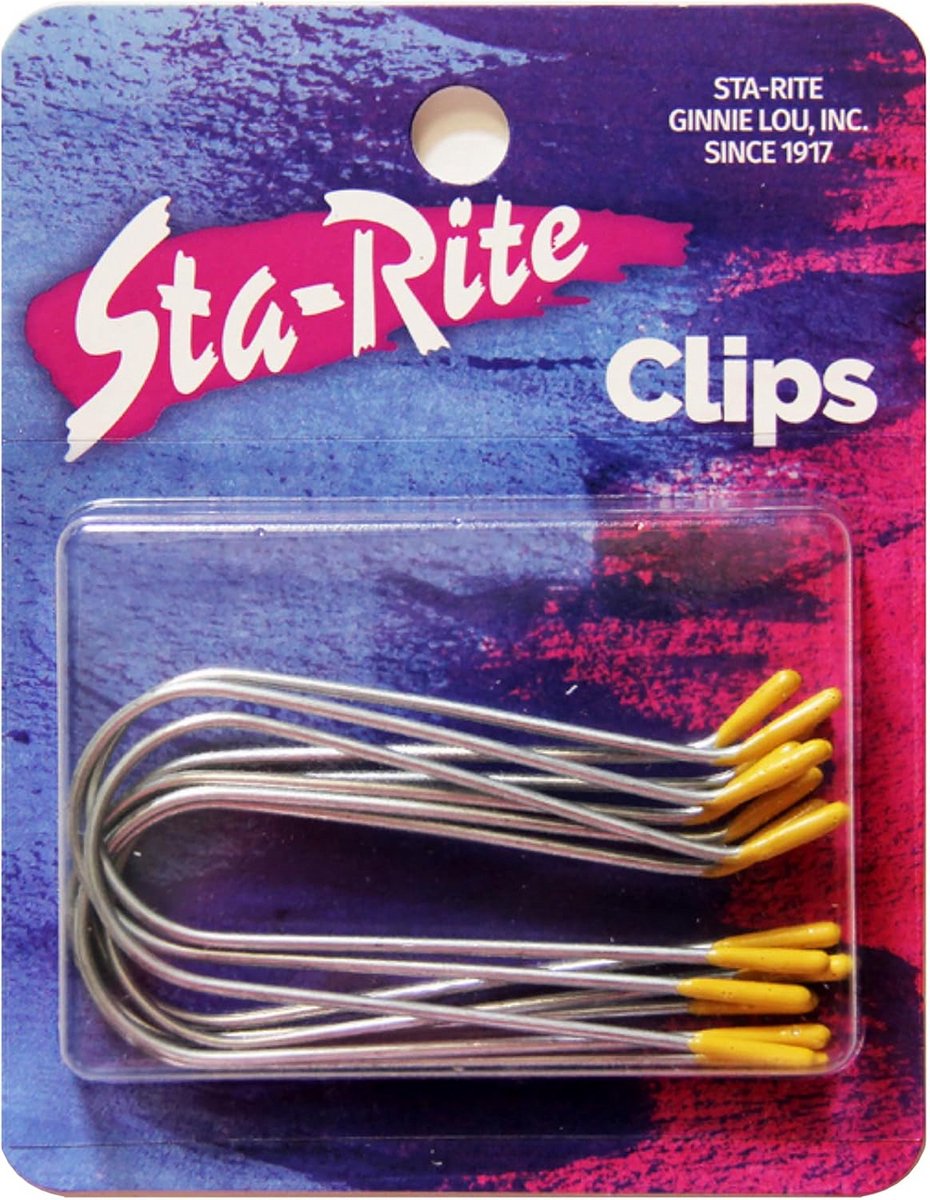 Set van 12 Clips voor Elektrische Haarrollers - Medium Formaat