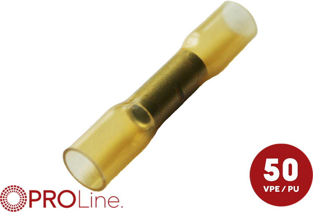 Waterdichte (door verwarming) kabeldoorverbinder HSC geel 4.0-6.0mm2 (50stuks) ACV PROLine