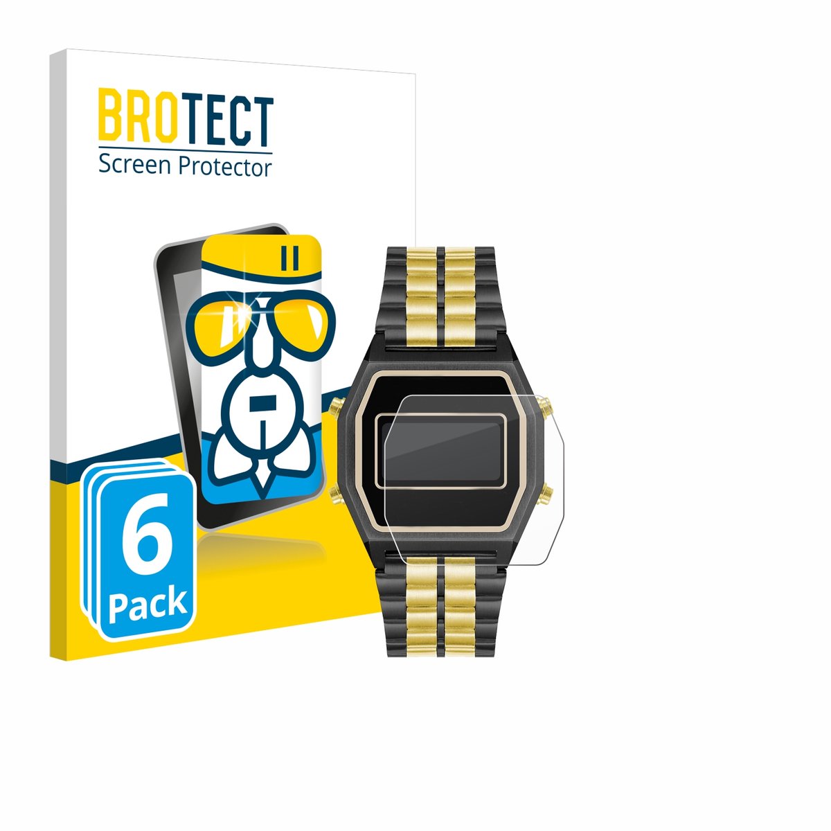 Screenprotector 6 Stuks voor Armitron Rubik Beschermglas transparant