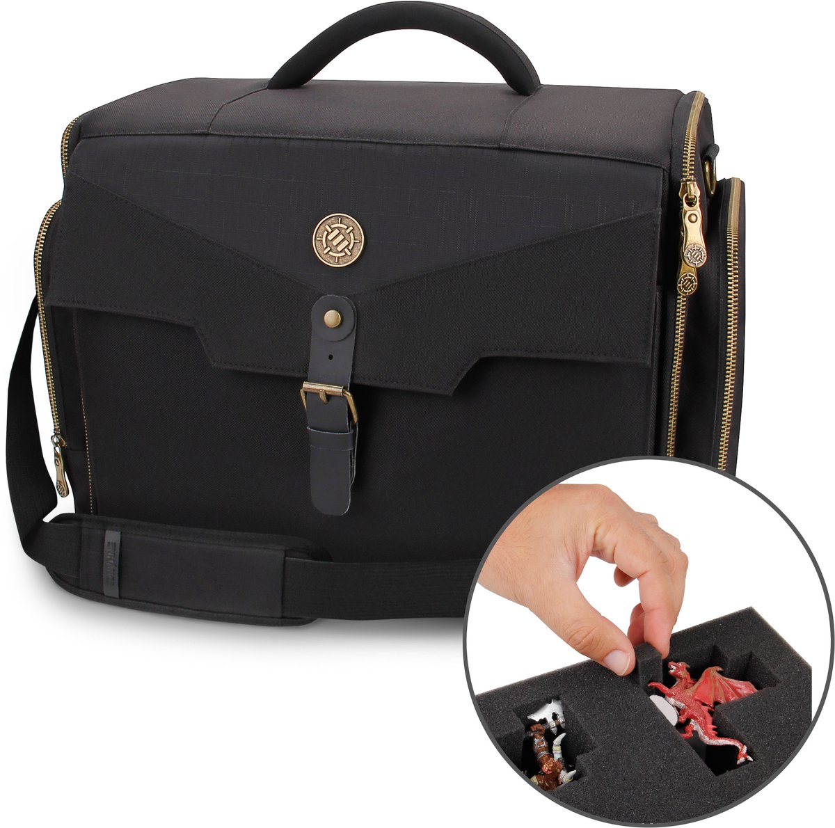 Tas voor Miniaturen Zwart - Accessoires