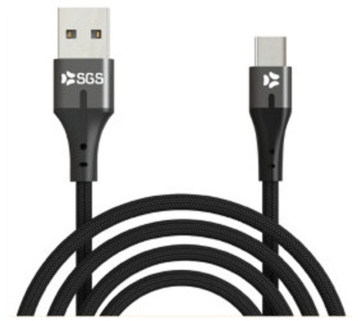 SGS USB-C naar USB-kabel 15W 1 meter zwart