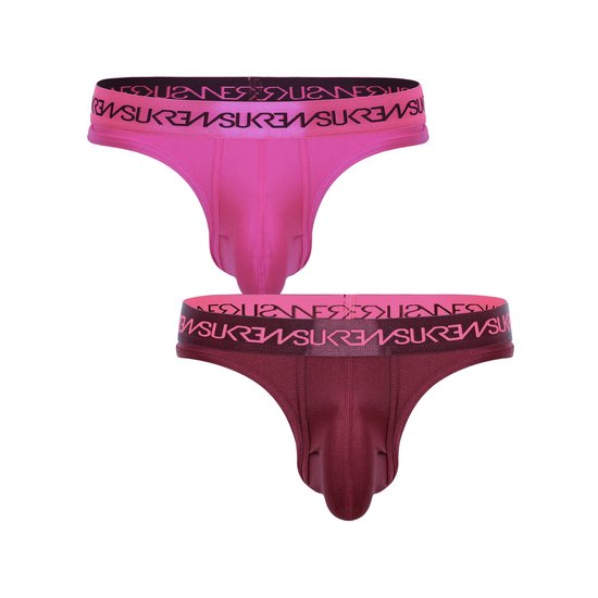 Arjen Kroos Mannen Sexy Slips String Heren Ademend Modal Bikini Ondergoed Badmode Tanga (M(74-82cm), A1-Zwart
