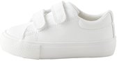 Next - Meisjes - Sneakers met dikke zool en klittenbandsluiting - Wit