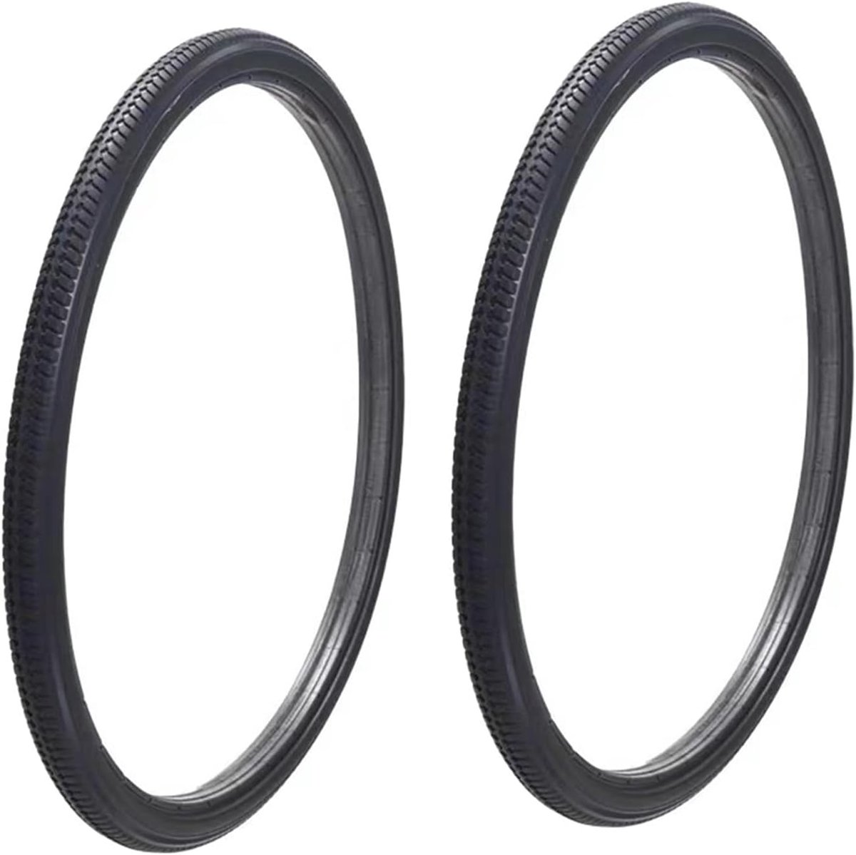 Rolstoelband - Massieve Band - Veilig Rijden - Lekbestendig PU - 20 Inch - Zwart Grijs