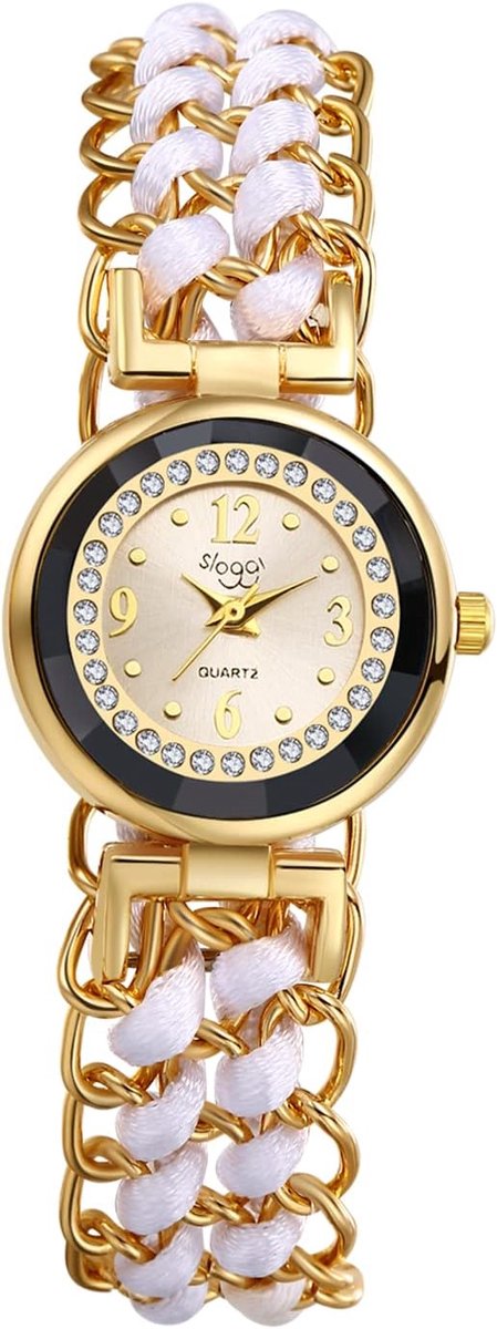 Dameshorloge Armband - Quartz Horloge - Dagelijks Gebruik - Verstelbaar Armband - 1 ATM Waterdicht - Wit