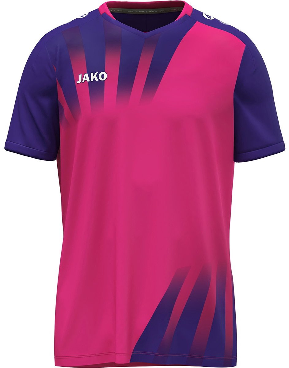 Jako Vintage Shirt Korte Mouw Heren - Fuchsia / Paars | Maat: L