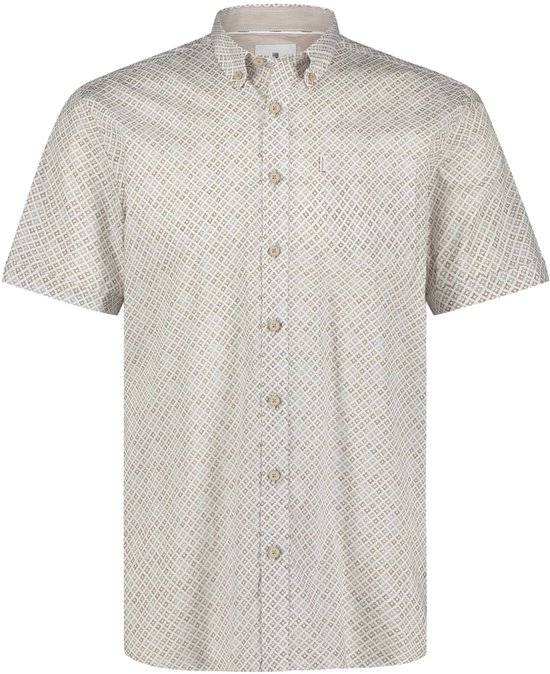 State of Art Overhemd Poplin Shirt Met Print 26415227 1116 Mannen Maat - XXL