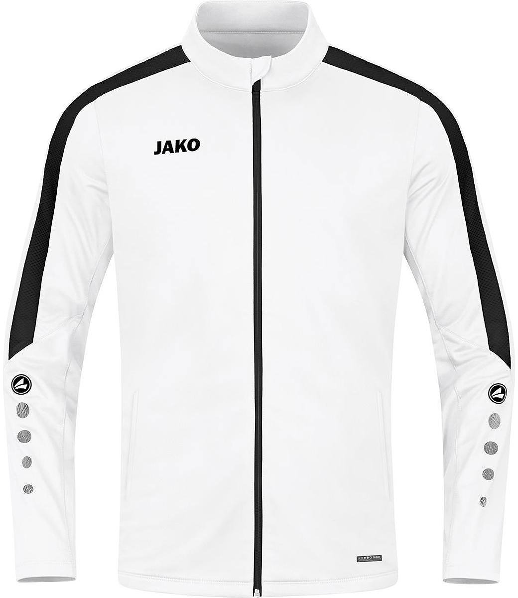 Jako Power Polyestervest Kinderen - Wit | Maat: 164
