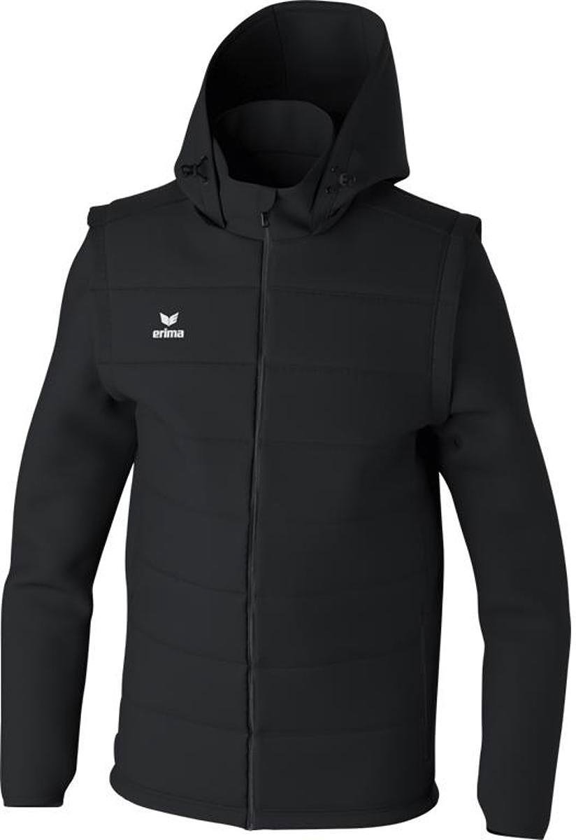 Erima Team Jack Met Afneembare Mouwen Heren - Zwart | Maat: 4XL