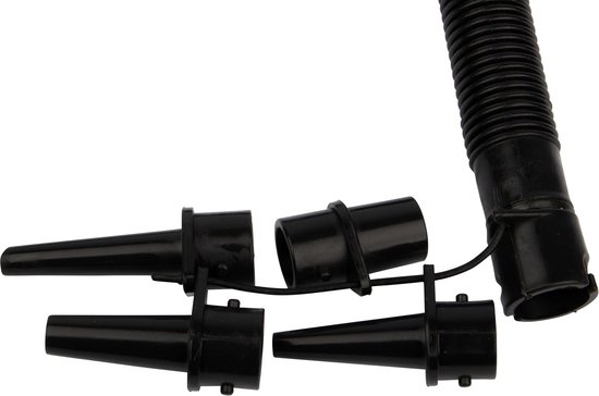Campingpomp met ventiel - Luchtpomp kampeer - Slaapmat oppompen - Dubbele werking - 680 gram - Zwart — afbeelding 3