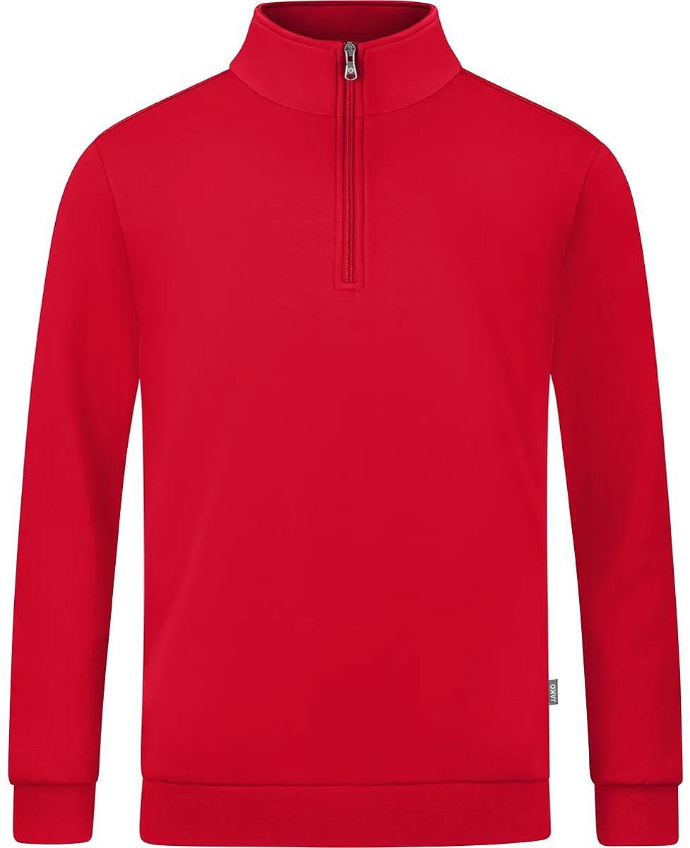 Jako Organic Ziptop Heren - Rood | Maat: 4XL