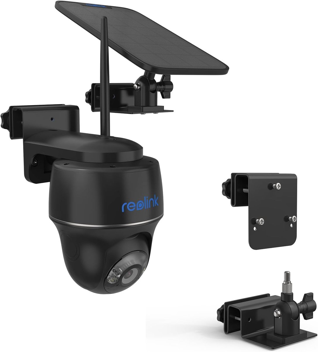 Camera Bevestiging - Hanger Dakgoot - Beveiliging Camera - Weerbestendig Ontwerp - 8x8x7 cm - Zwart