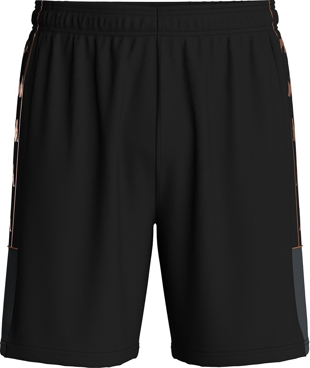 Kappa Miondo Short Heren - Zwart / Grijs | Maat: L