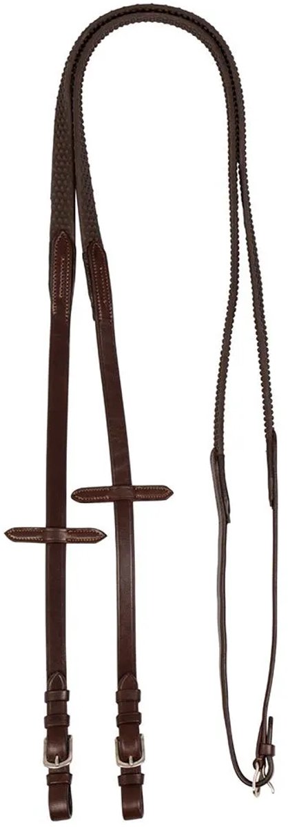 Acavallo Rubber 5/8 Teugels Bruin